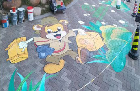 莆田夏季画地面彩绘会遇到的问题