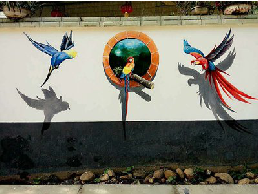 莆田视觉错位-3D墙绘设计