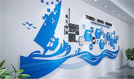 莆田海浪主题文化墙如何设计？