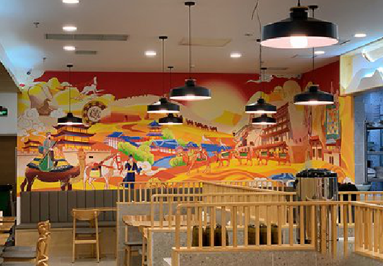 莆田商业空间彩绘介绍。