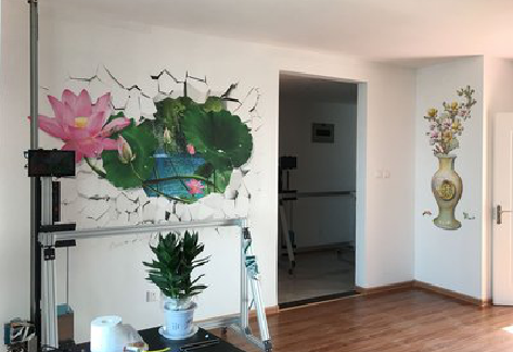 莆田墙体彩绘相比墙纸的优势。