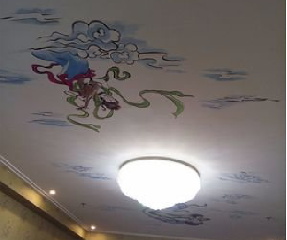 莆田如何快速绘制天花板上的手绘墙？
