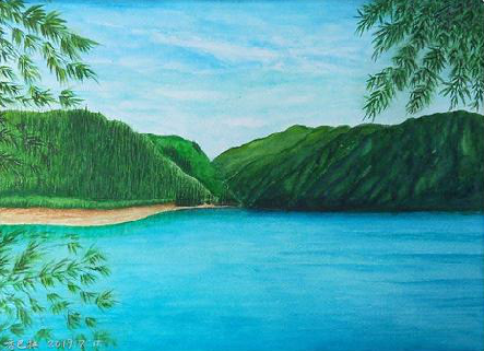 莆田在墙绘中，如何绘画绿水青山？