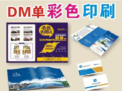 莆田单页印刷，色彩搭配简单。