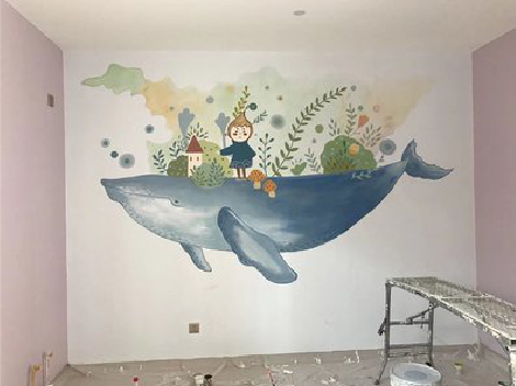 莆田手绘墙的特点及优势。